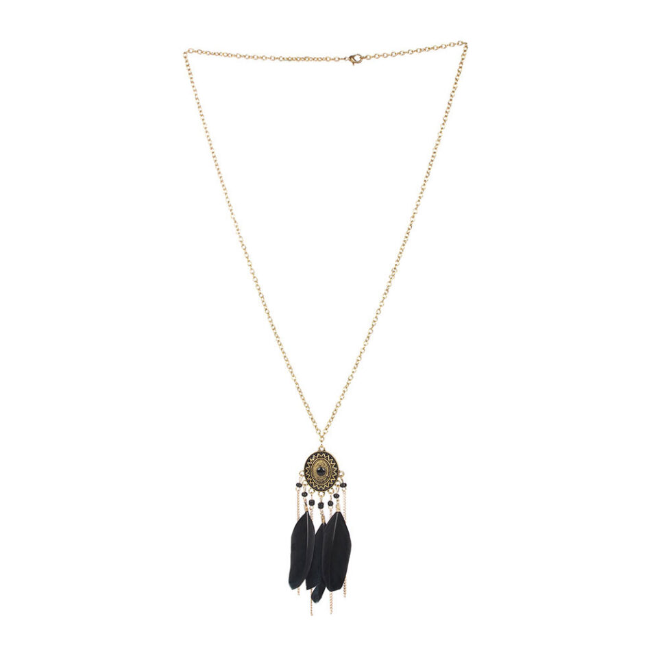 feather pendant necklace