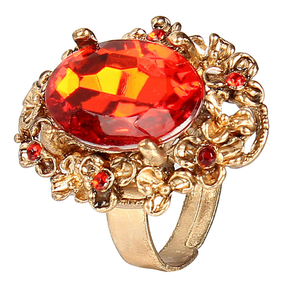 crystal fashion party ring