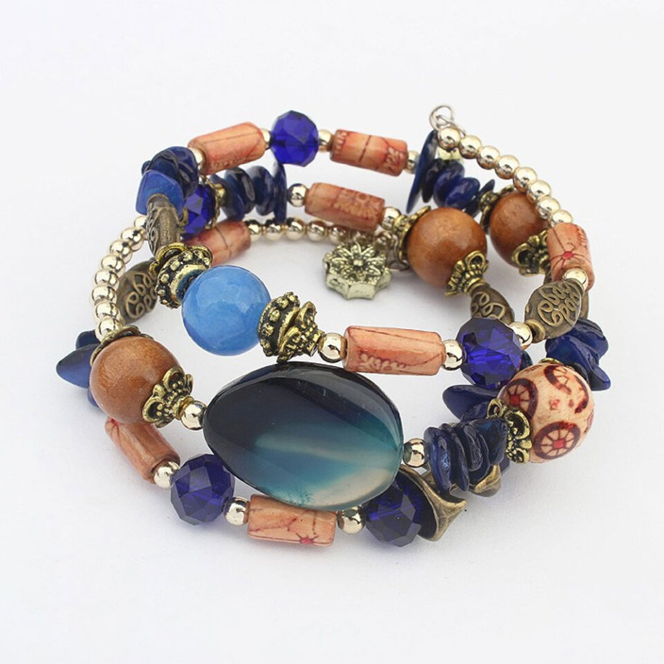 beaded bracelet for young woman