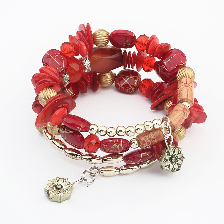 Buy fashion jewellery Berry Desire Bracelet with Red Plated metal alloy ...