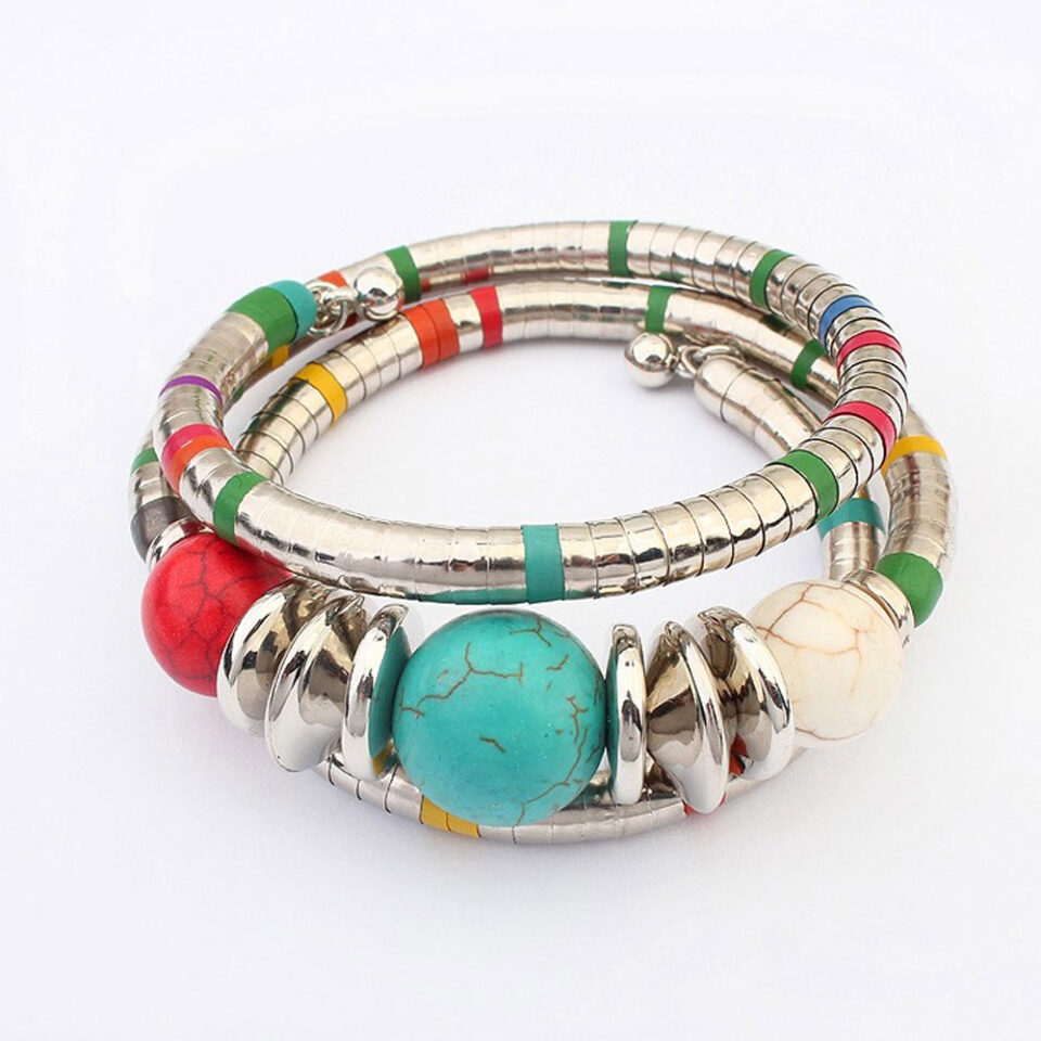 style multilayer bangles bracelet