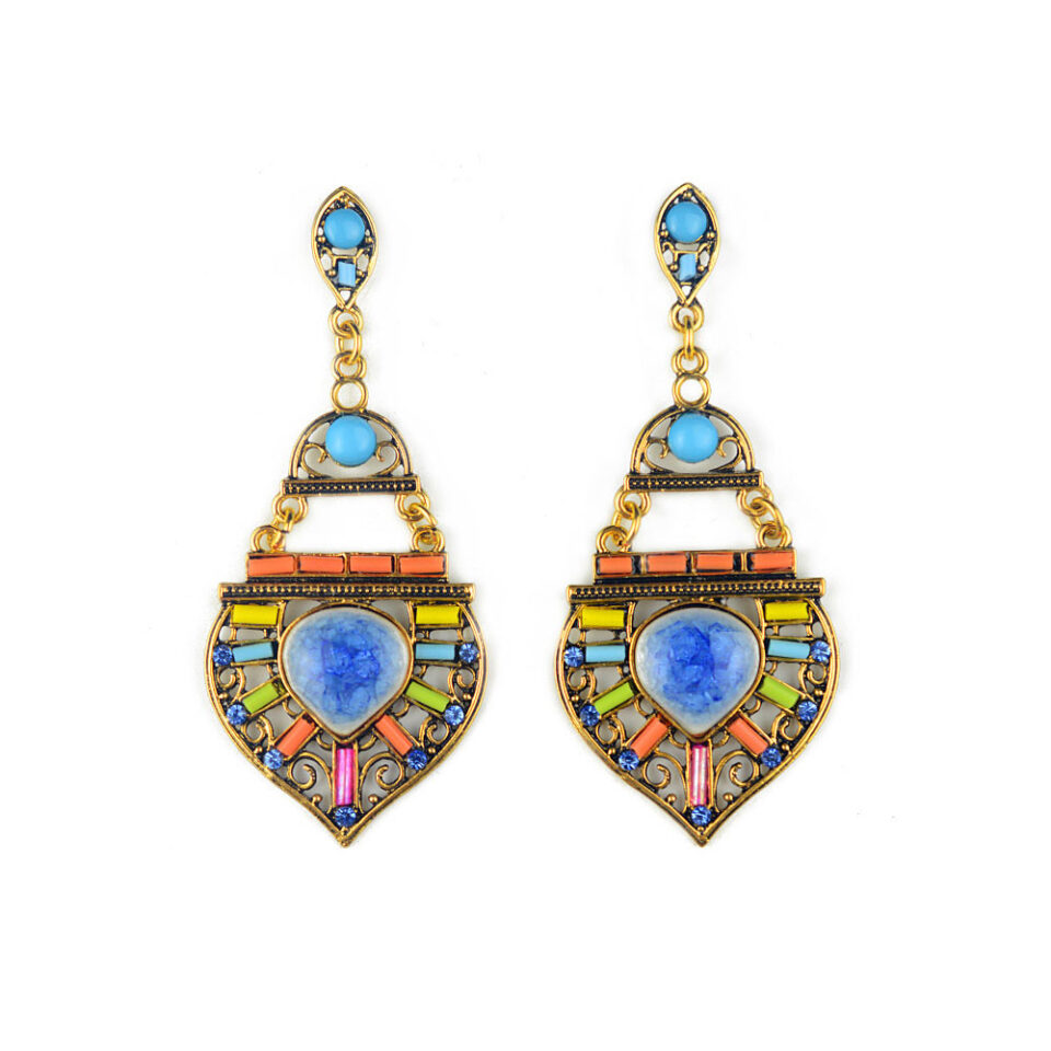 colorful earrings