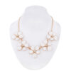 Flirty Floral Necklace (White)