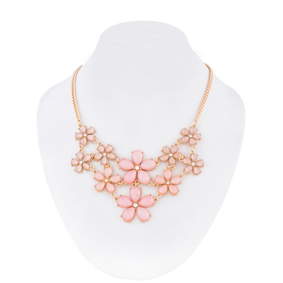floral necklace designs for woman
