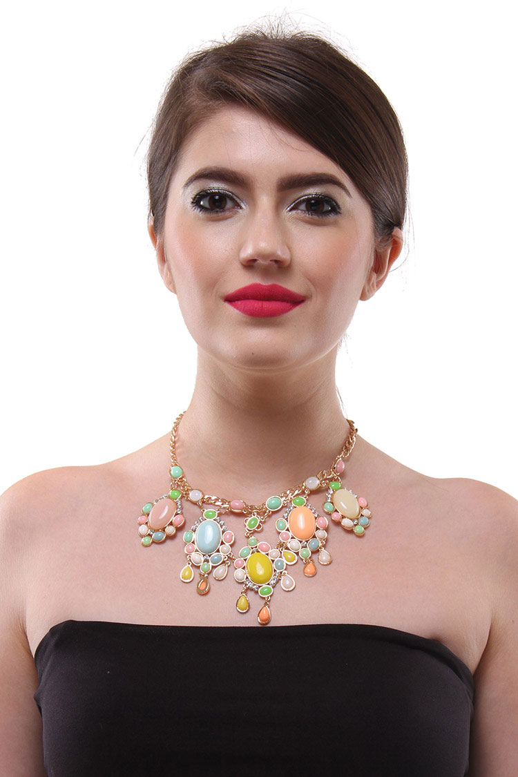 beautiful multi-color necklace