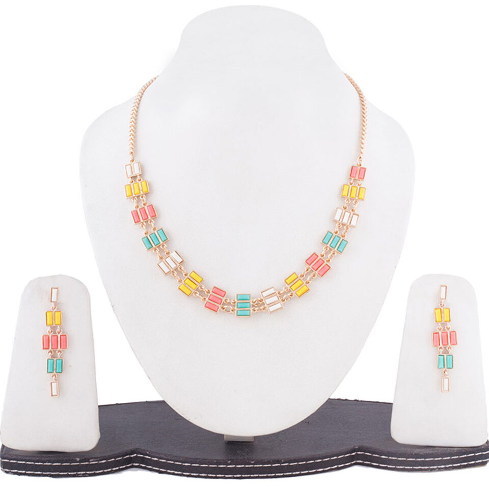 multi-color necklace set for girls