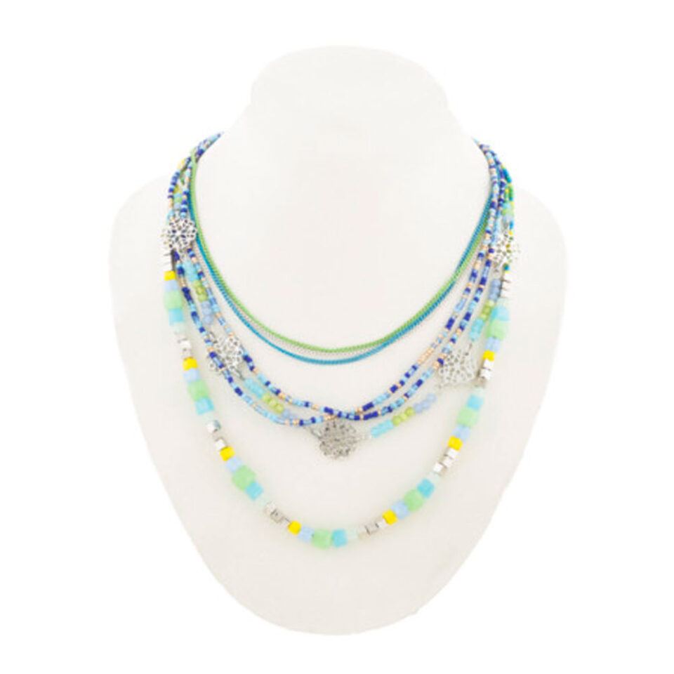 hypoallergenic layered necklace