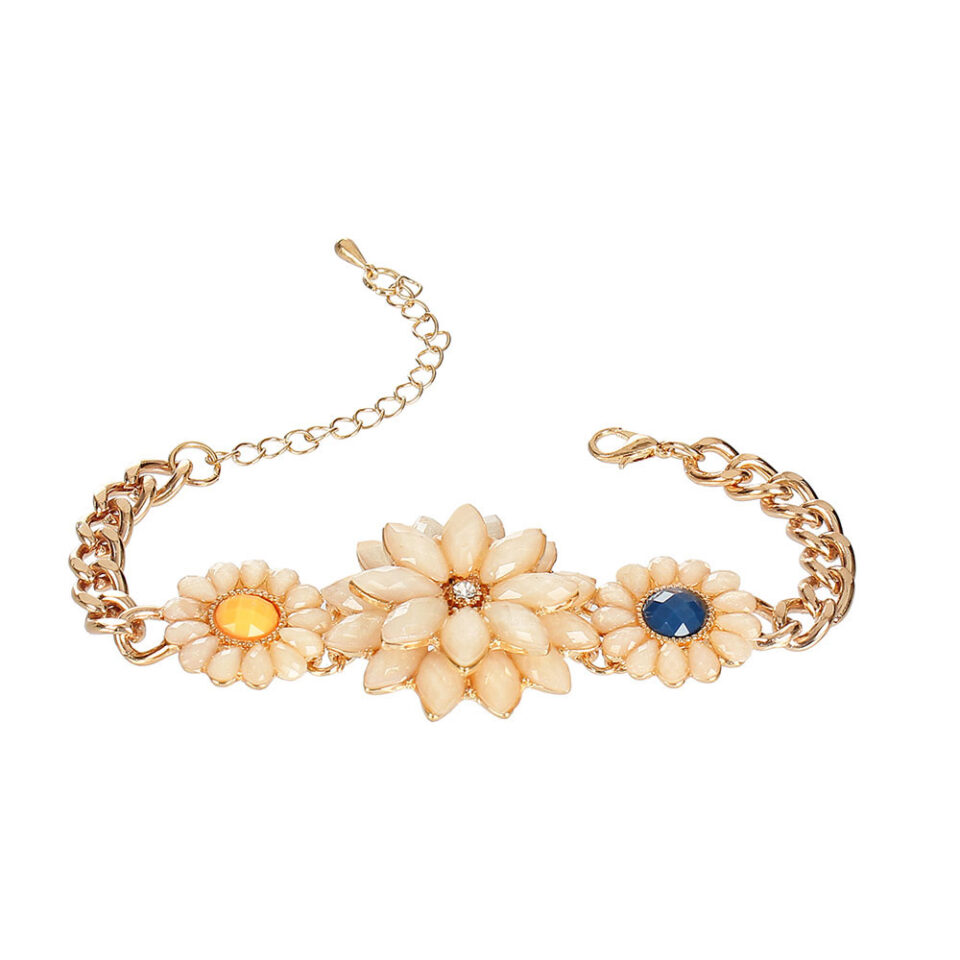floral design bracelet