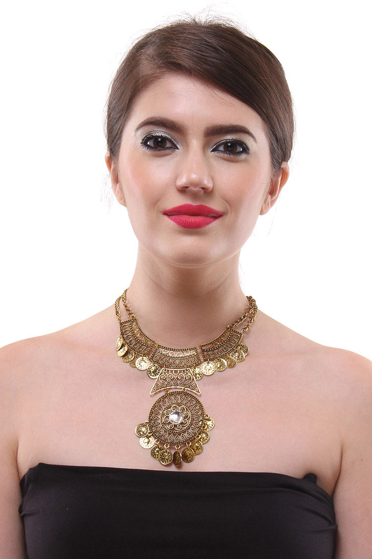 golden necklace designs