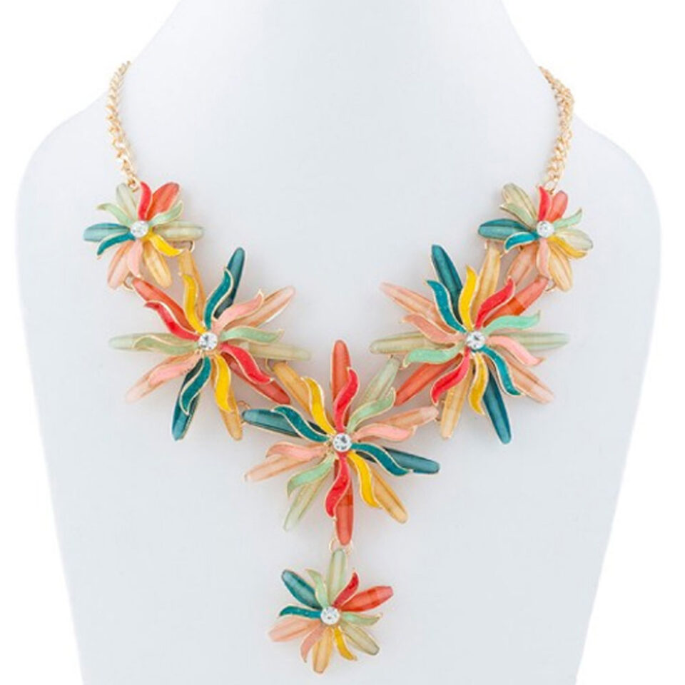 multi-color necklace for party