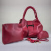 Sofia Red Hobo bag