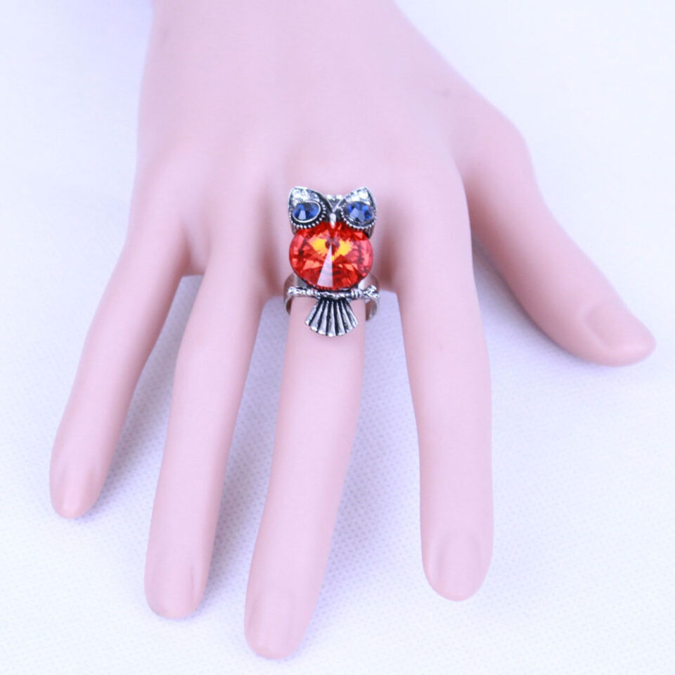 owl rings for fashion