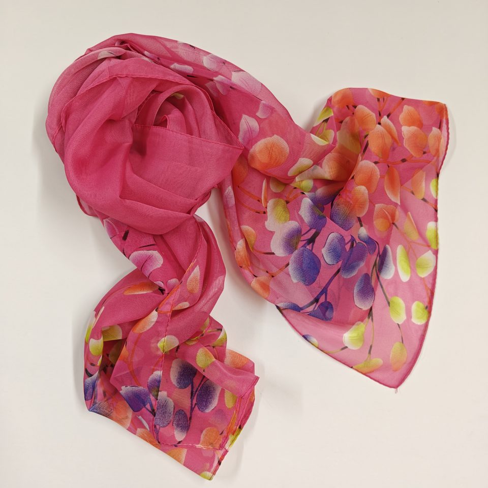 printed georgette scarfs