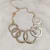 Bling Rings Gold Necklace