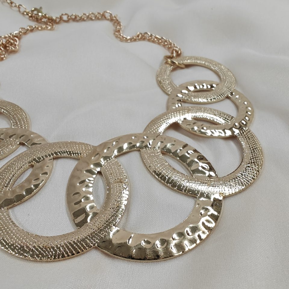 golden rings necklace