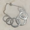 Bling Rings Silver Necklace