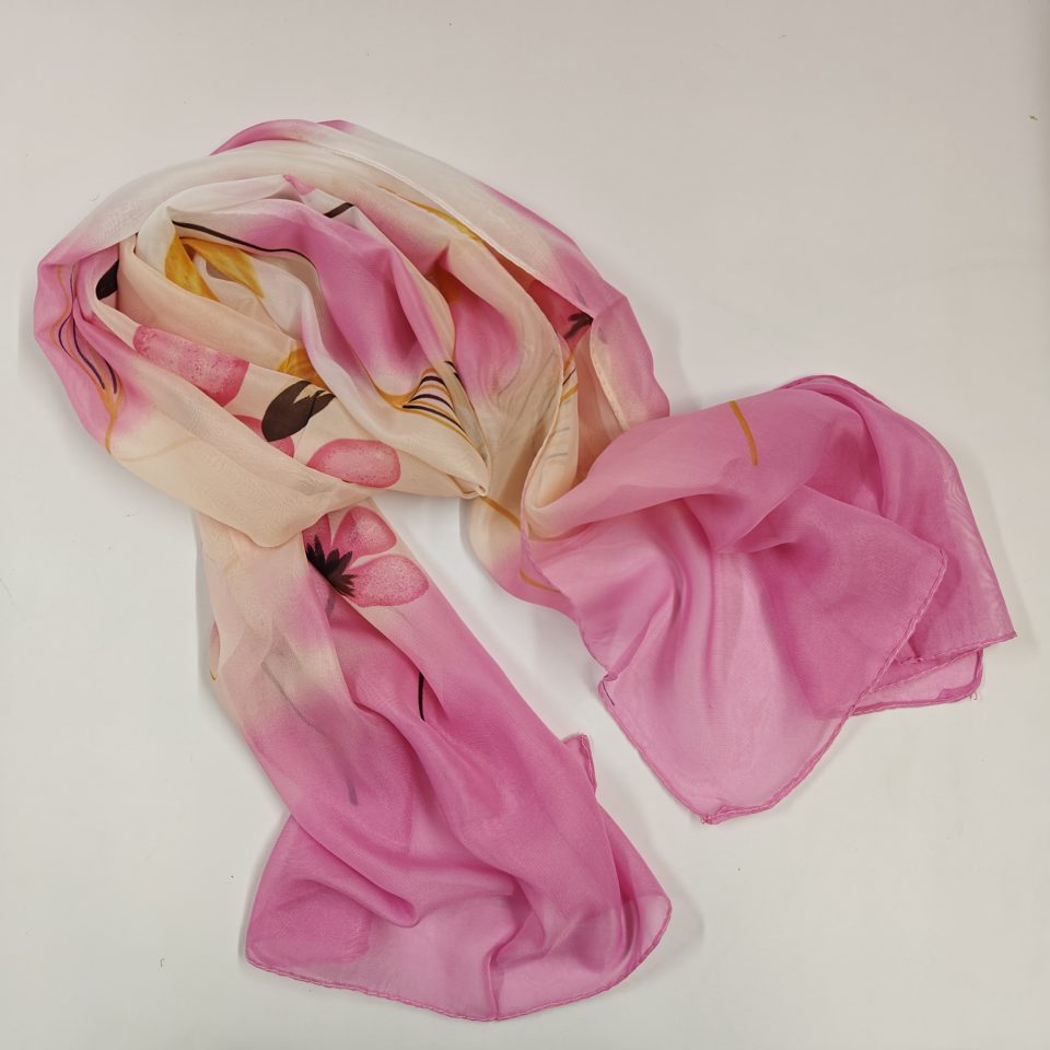 summer for georgette pink scarfs