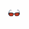 Square Bold Red Sunglasses