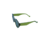 Icon Bold Green Oval Sunglasses