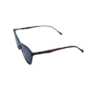 Tortoiseshell Rectangular Cat-Eye Polarized Sunglasses with UV Protection