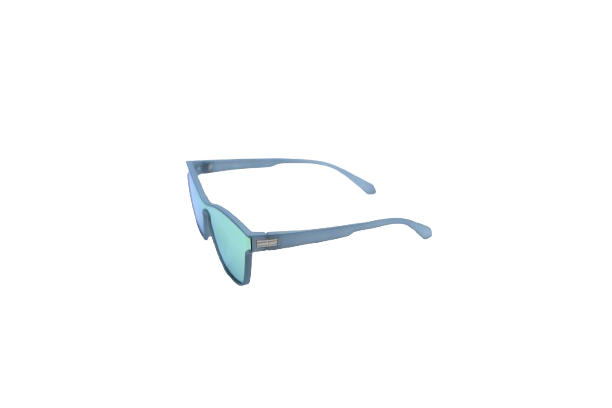 Aqua Semi-Rimless Sunglasses