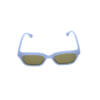 Ivory Glow Retro Slim Sunglasses