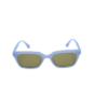Ivory Glow Retro Slim Sunglasses