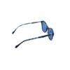 Blue Round Frame Polarized Sunglasses