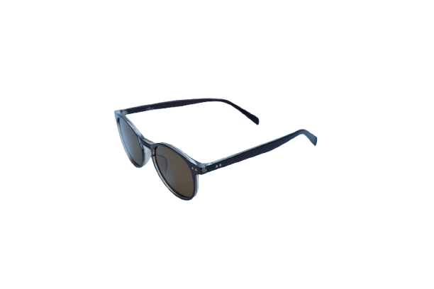 Black Round Polarized Sunglasses