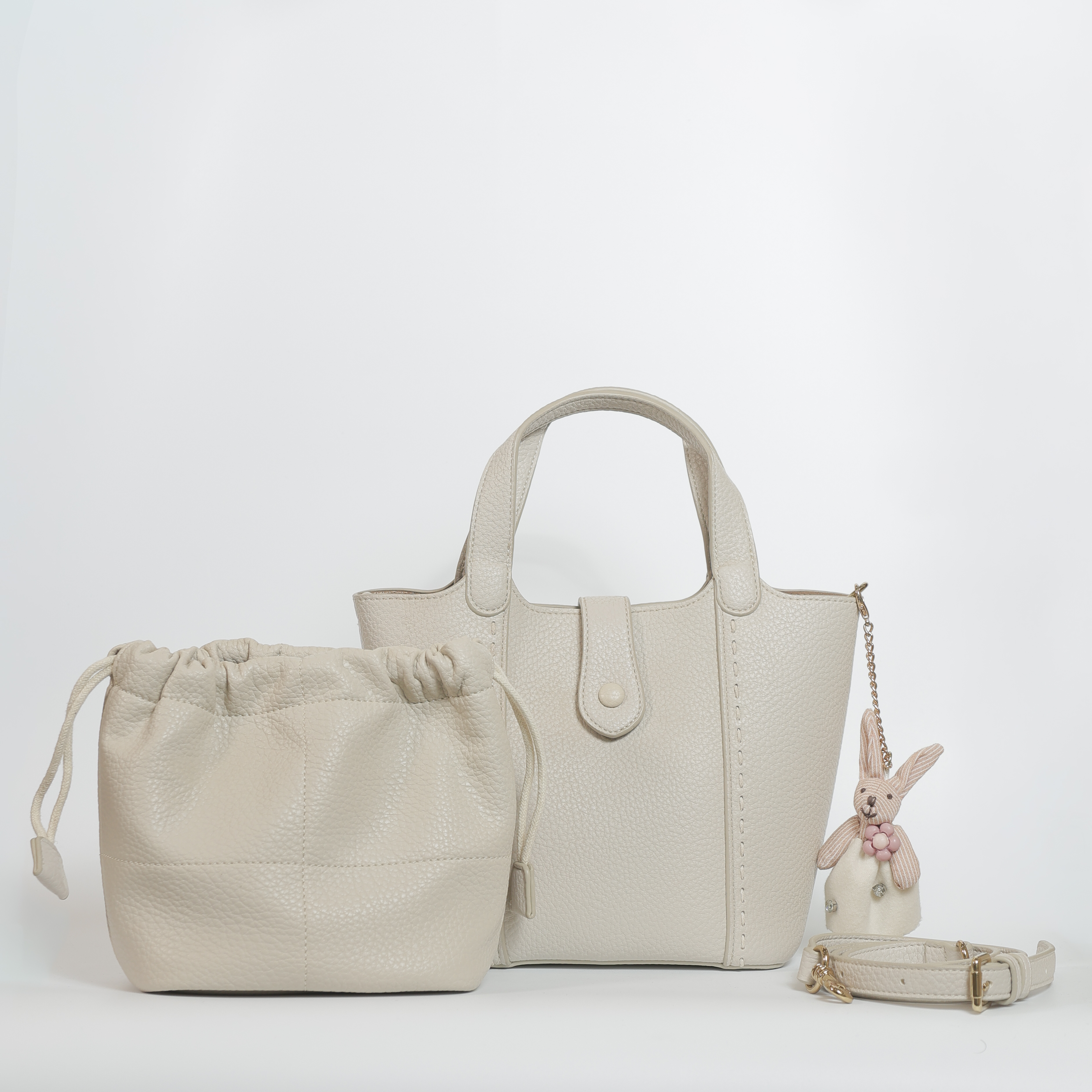 Elixor Beige Handbag