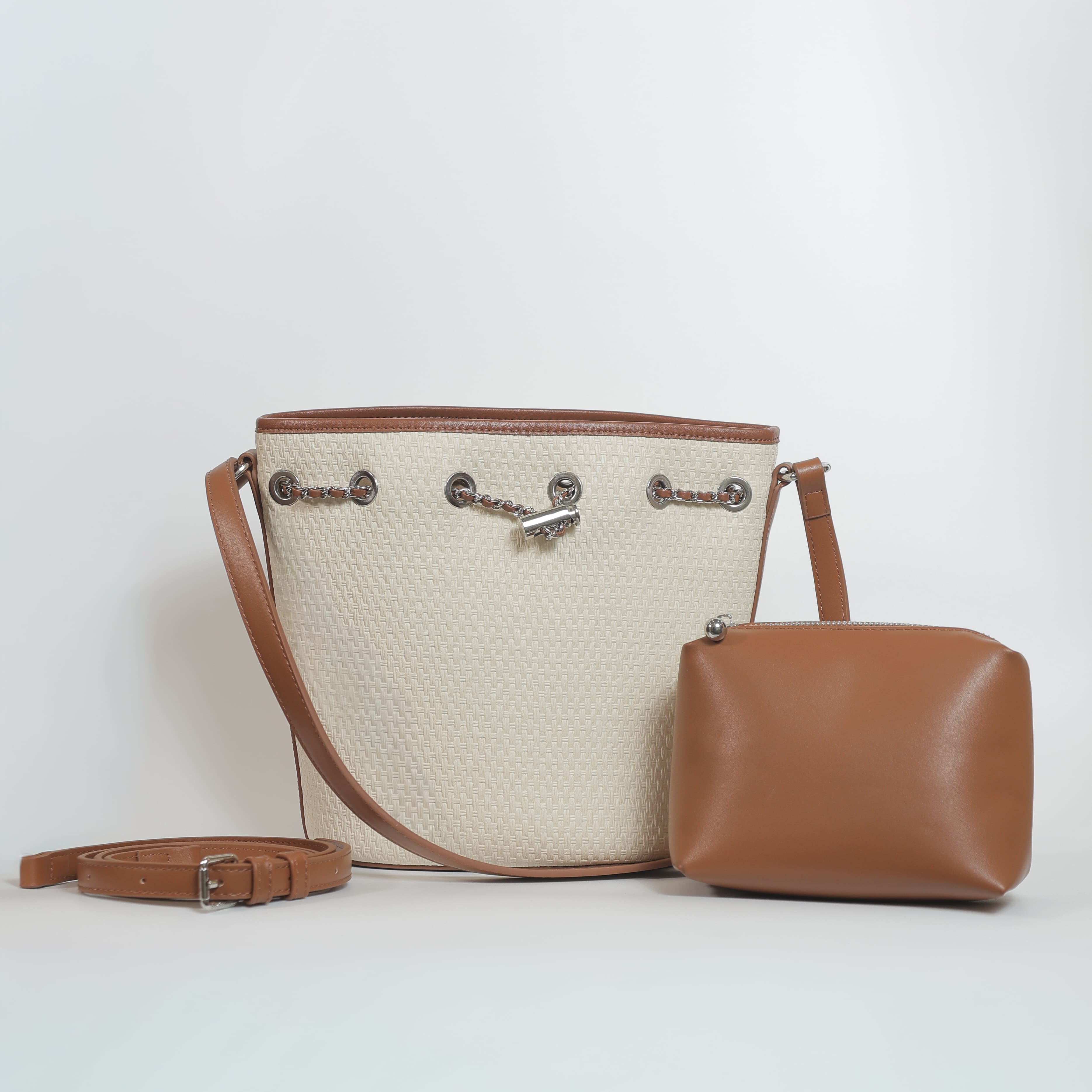Veyra Beige Handbag