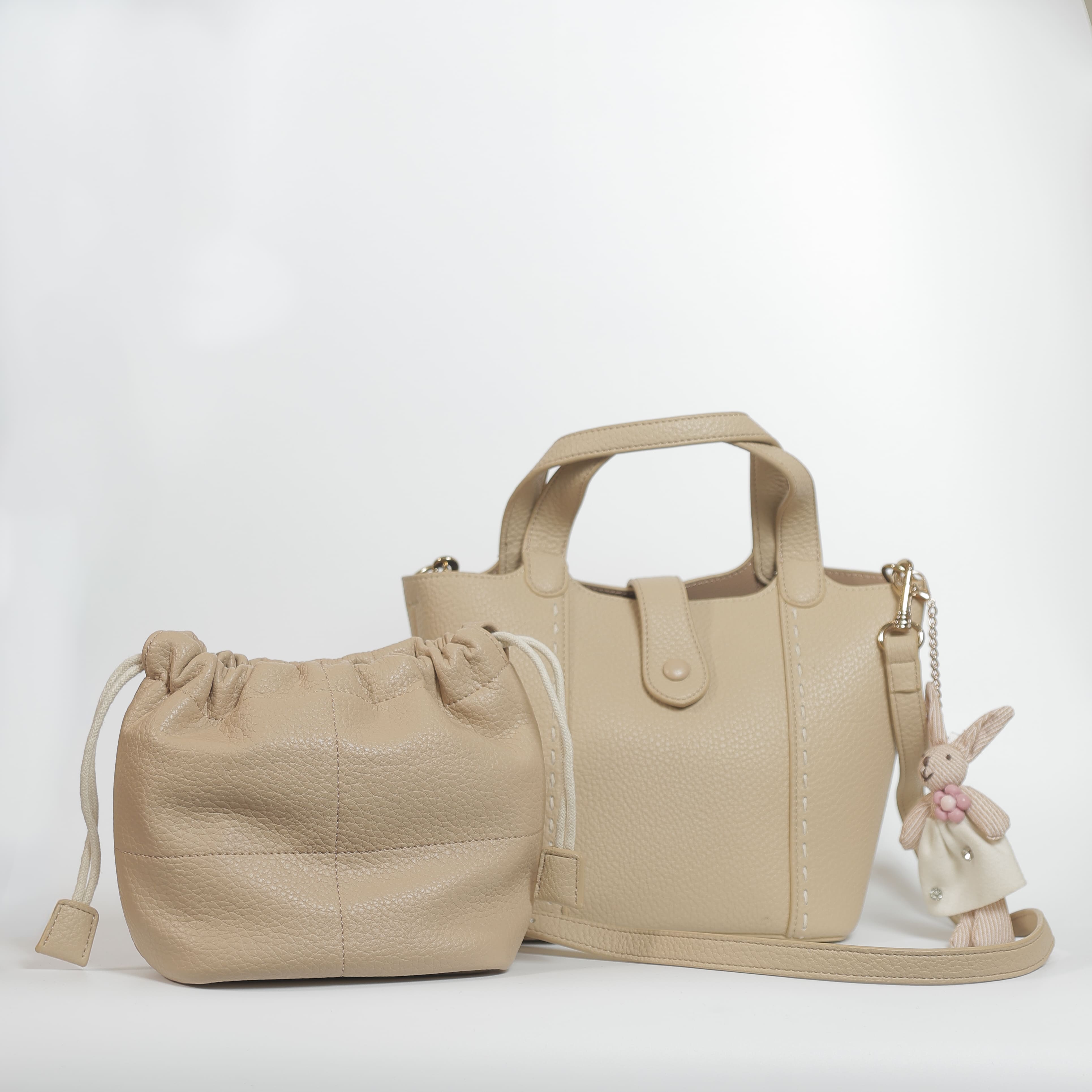 Elixor Light Brown Handbag