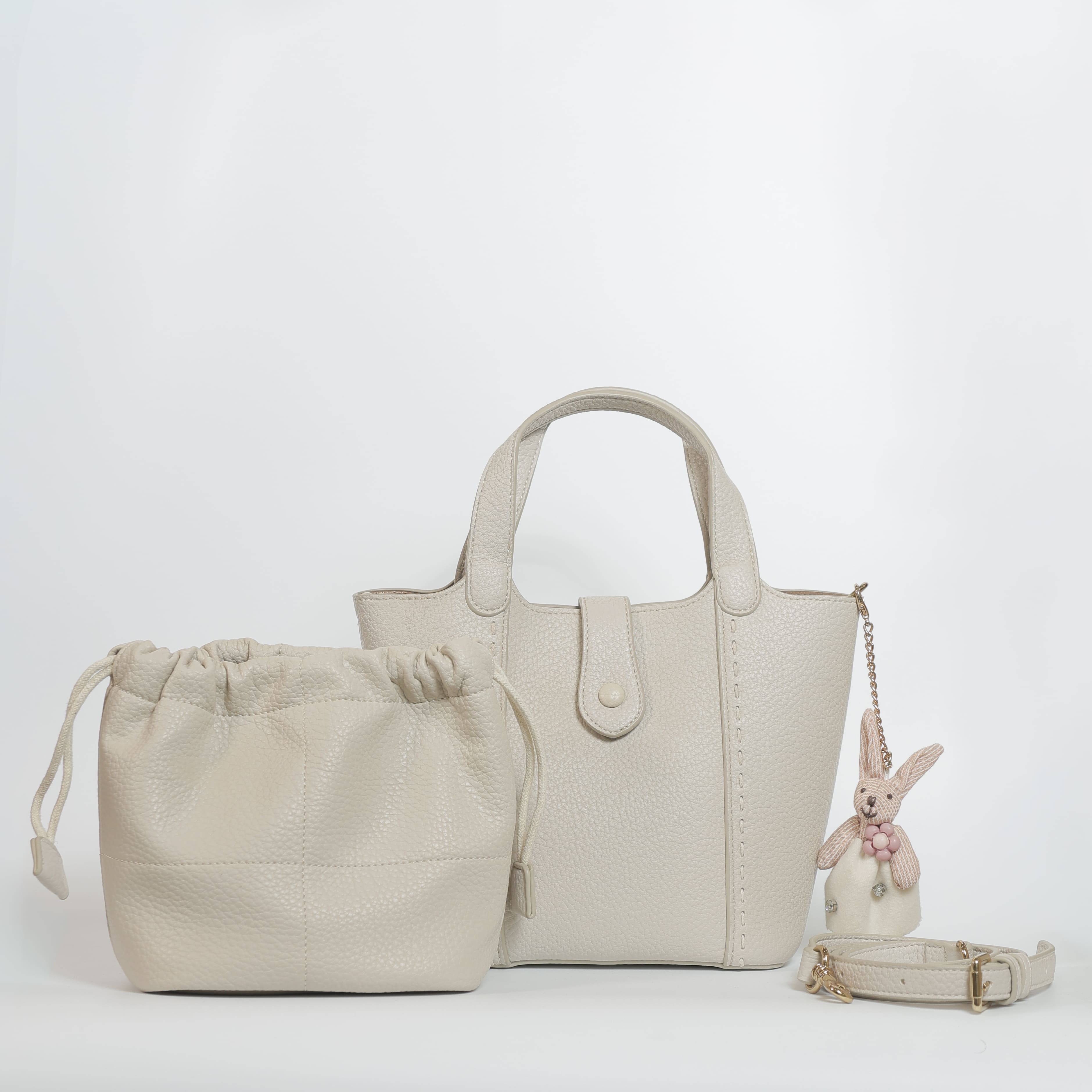 Elixor Beige Handbag