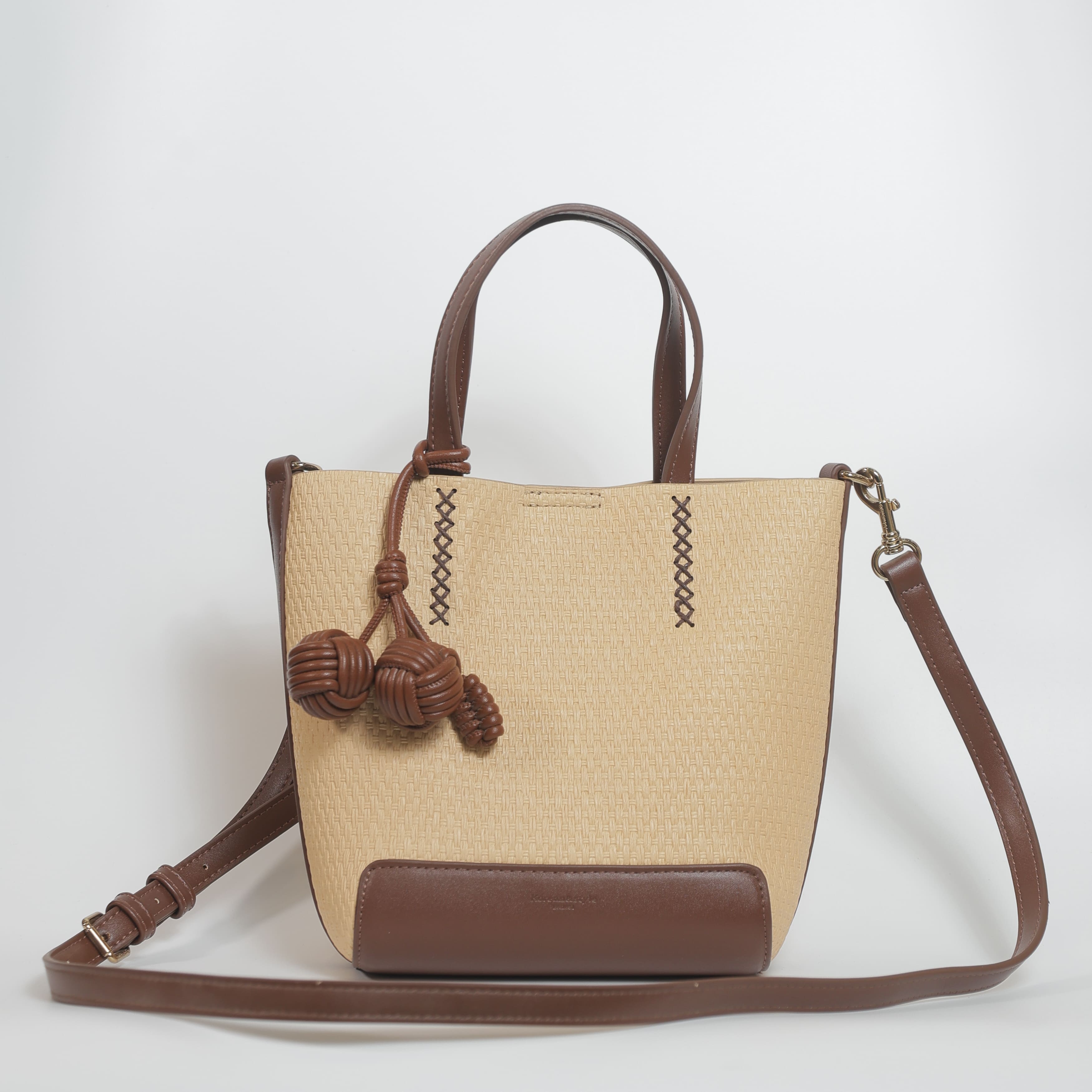 Zevaara Apricot Handbag